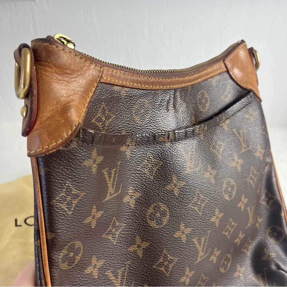 Louis Vuitton Monogram Coated Canvas Odeon PM Crossbody Messenger Bag - Picture 7 of 16